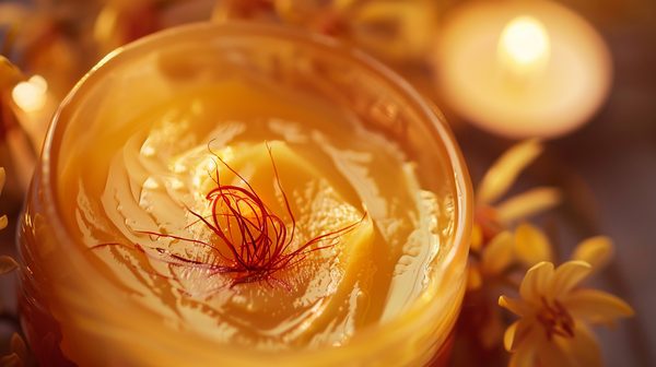 Masque de nuit visage au safran : peau équilibrée